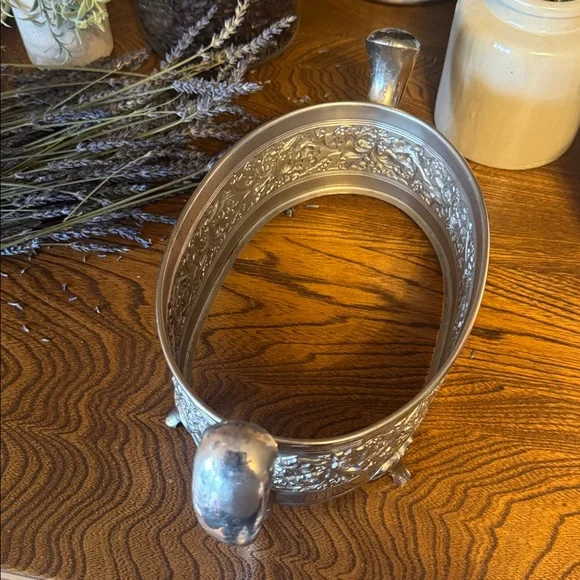 Elegant Ornate Serving Dish Bowl for glass casserole dishes or repurposing - Picture 3 of 9